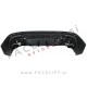 Difuzor z nastavki za izpuh krom GLB 45 S izgled Mercedes GLB X247 AMG Line 19-