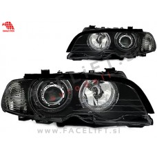 Žarometi z halogenskimi Angel Eyes BMW 3 E46 Cabrio Coupe 99-03