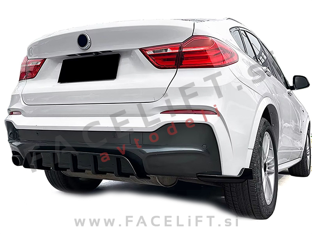 Difuzor M-Performance izgled črni sijaj BMW X4 F26 14-18