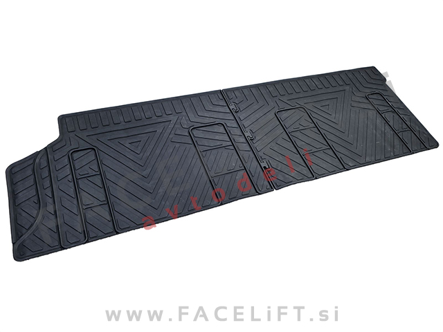Tipske gumijaste preproge za 1. vrsto zadnjih sedežev Premium VW T5 T6 T6.1 03-24