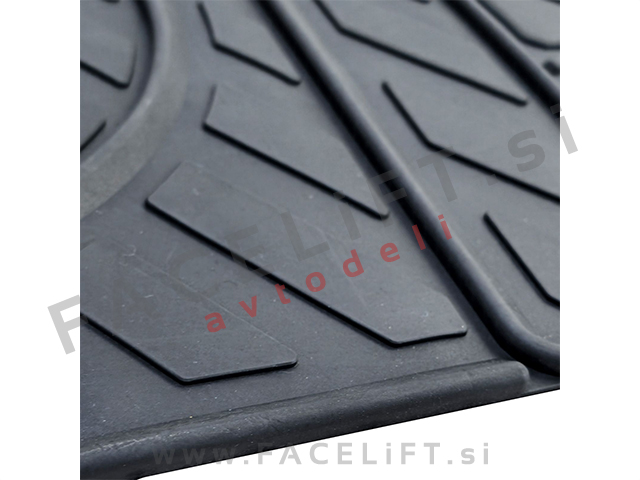 Tipske gumijaste preproge za 1. vrsto zadnjih sedežev Premium VW T5 T6 T6.1 03-24