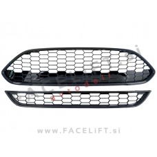 Maska ST izgled črna sijaj Ford Fiesta 13-17