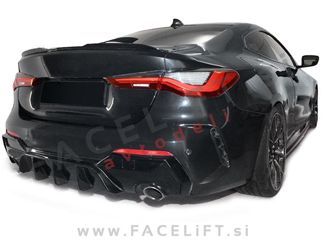 Difuzor M-Performance izgled črni sijaj BMW 4 G22 G23 M 20-