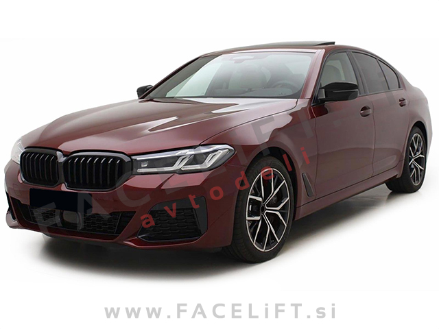 Pokrovi ogledal M izgled črni sijaj BMW 5 G30 G31 17-23