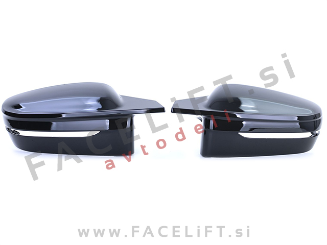 Pokrovi ogledal M izgled črni sijaj BMW 8 G14 G15 18-