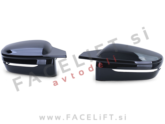 Pokrovi ogledal M izgled črni sijaj BMW 8 G14 G15 18-