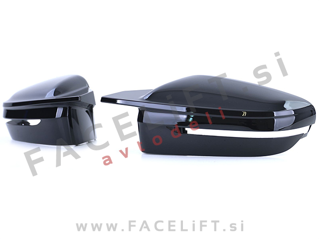 Pokrovi ogledal M izgled črni sijaj BMW 8 G14 G15 18-