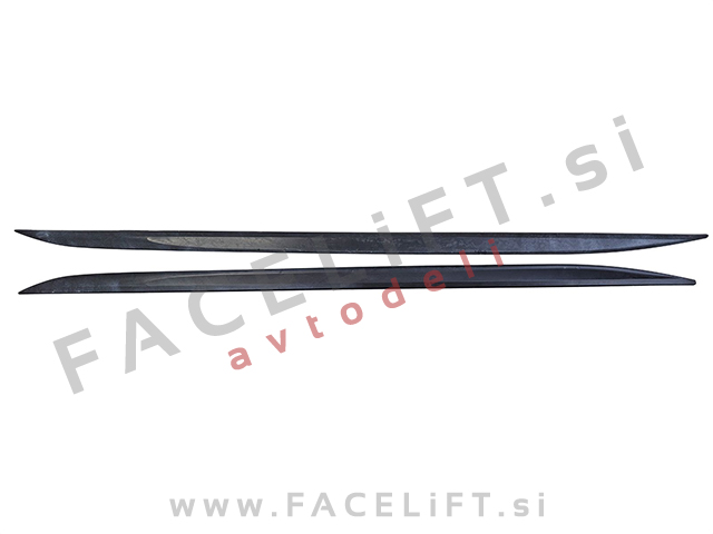 Podaljški pragov M-Performance izgled črni sijaj BMW 4 G22 G23 20-