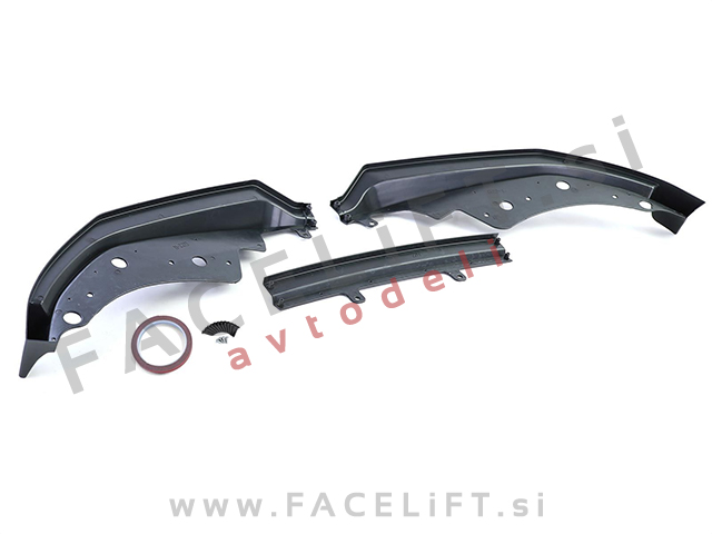 Podaljšek sprednjega odbijača črni sijaj BMW 4 G22 G23 M 20-