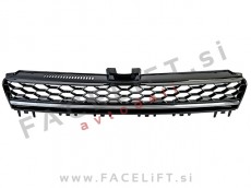 Maska črna kromirana sijaj VW Golf 7 12-17