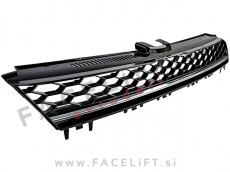 Maska črna kromirana sijaj VW Golf 7 12-17