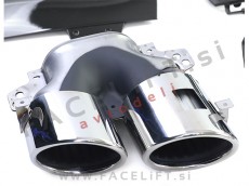 Difuzor z nastavki za izpuh krom Mercedes CLA C118 X118 AMG Line 19-