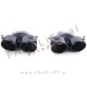 Difuzor z nastavki za izpuh črni Mercedes CLA C118 X118 AMG Line 19-
