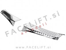 Zaščita zadnjega odbijača notranja kromirana Dacia Jogger 21-