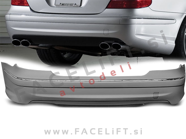 Zadnji odbijač AMG izgled Mercedes E W211 Limuzina 02-06 Zadnji odbijač AMG izgled Mercedes E W211 Limuzina 02-06