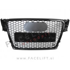 Maska RS izgled črna sijaj Audi A4 B8 8K 07-11 Maska RS izgled črna sijaj Audi A4 B8 8K 07-11