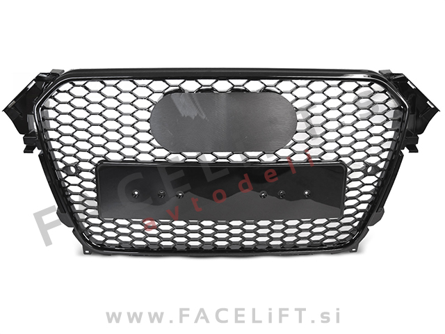 Maska RS izgled črna sijaj Audi A4 B8 8K 11-15