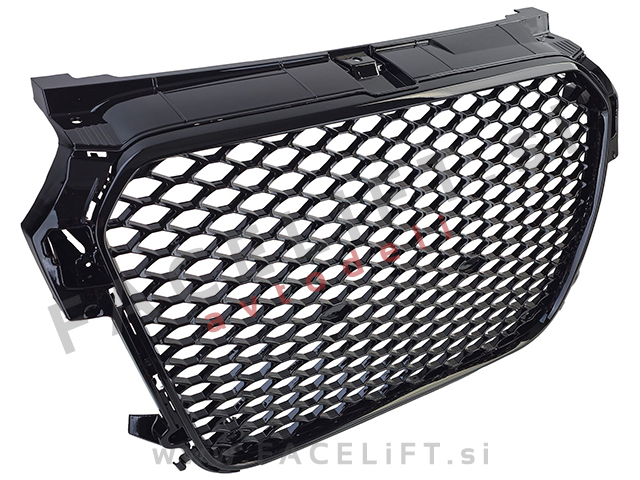 Maska RS izgled črna sijaj Audi A1 8X 10-14