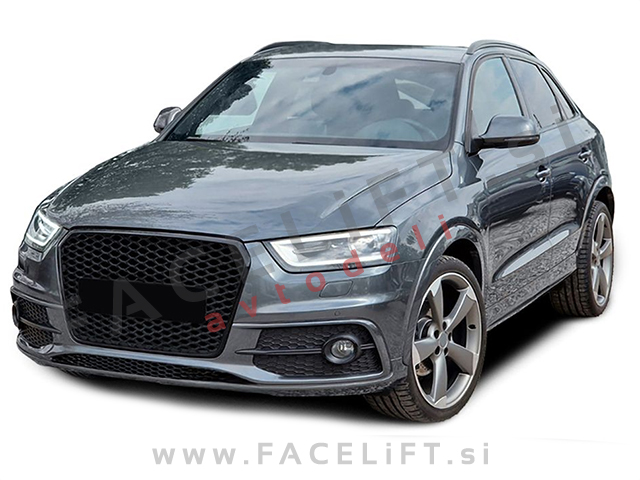 Maska RS izgled črna sijaj Audi Q3 8U 11-15