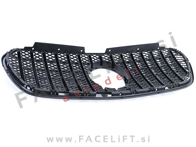 Maska črna kromirana sijaj Mercedes X W470 17-20