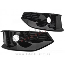 Mreže sprednjega odbijača črne sijaj Audi A4 B9 19-24