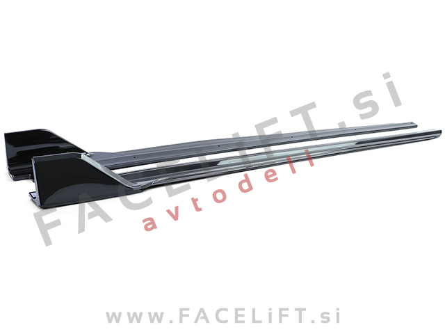 Podaljški pragov črni sijaj BMW X5 F15 13-18