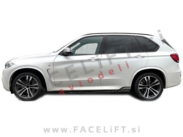 Podaljški pragov črni sijaj BMW X5 F15 13-18
