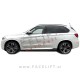 Podaljški pragov črni sijaj BMW X5 F15 13-18
