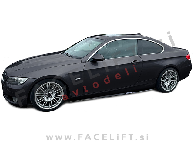 Podaljški pragov črni sijaj BMW 3 E92 E93 06-13