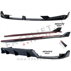 Set podaljškov M-Performance izgled črni sijaj BMW X5 G05 M-Pack 18-23