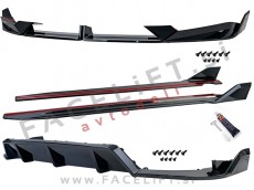 Set podaljškov M-Performance izgled črni sijaj BMW X5 G05 M-Pack 18-23