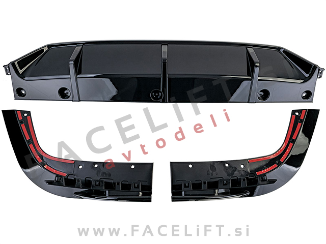 Set podaljškov M-Performance izgled črni sijaj BMW X5 G05 M-Pack 18-23