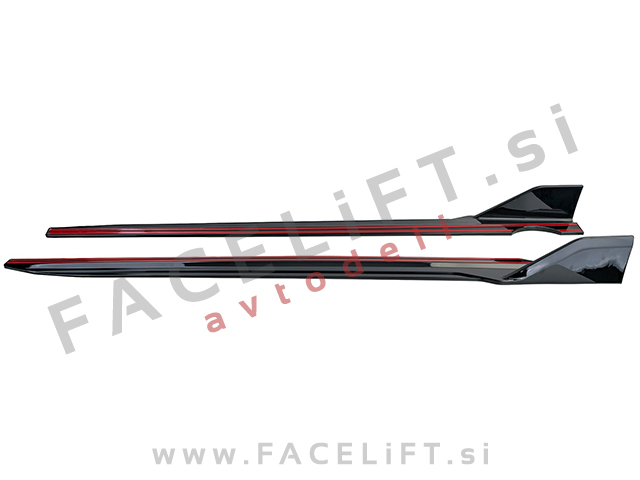 Set podaljškov M-Performance izgled črni sijaj BMW X5 G05 M-Pack 18-23
