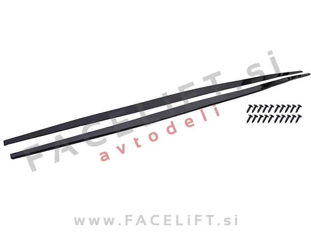 Podaljški pragov črni sijaj BMW 1 F20 F21 LCI M-Pack 15-19
