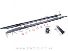 Podaljški pragov črni sijaj BMW 2 F22 F23 M-Pack 13-21