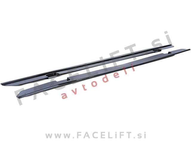 Podaljški pragov črni sijaj BMW 2 F22 F23 M-Pack 13-21