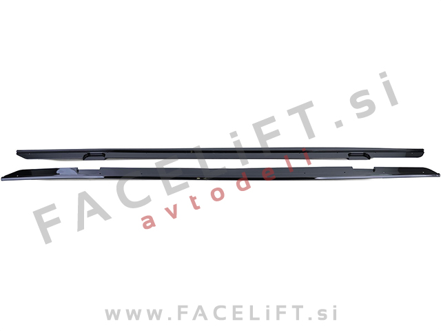 Podaljški pragov črni sijaj BMW 2 F22 F23 M-Pack 13-21