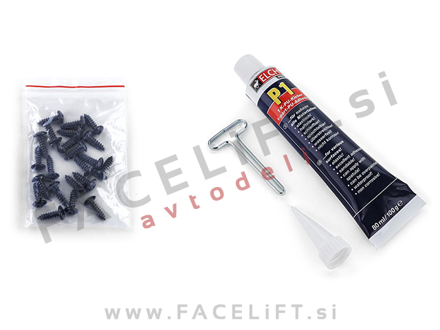 Podaljški pragov črni sijaj BMW 2 F22 F23 M-Pack 13-21