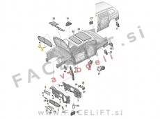 Izolacija pokrova motorja VW Passat B8 14-23