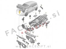 Izolacija pokrova motorja VW Sharan 7N 10-22