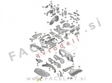 Izolacija pokrova motorja Audi Q7 4L 05-15