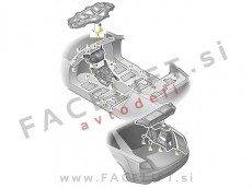 Izolacija pokrova motorja Audi A8 D4 4F 09-17 Izolacija pokrova motorja Audi A8 D4 4F 09-17