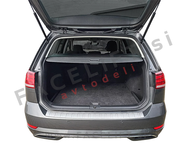 Zaščita zadnjega odbijača srebrna mat VW Golf 7.5 Karavan 17-20