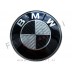 BMW emblem 74mm karbon