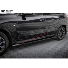 Podaljški pragov črni sijaj V.2 BMW X5 G05 M-Pack 18-23
