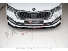 Podaljšek sprednjega odbijača črni sijaj V.1 Škoda Octavia 19-24