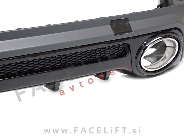 Difuzor z nastavki za izpuh Audi Q5 FY 20-24