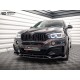 Podaljšek sprednjega odbijača črni sijaj V.3 BMW X6 F16 M-Pack 14-19