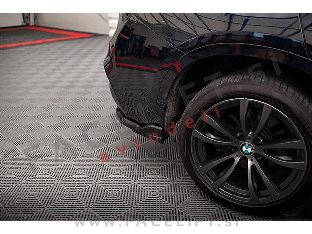 Podaljšek zadnjega odbijača črni sijaj BMW X6 F16 M-Pack 14-19