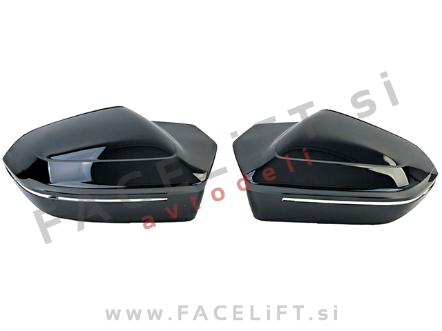 Pokrovi ogledal M izgled črni sijaj BMW 5 G60 G61 23-